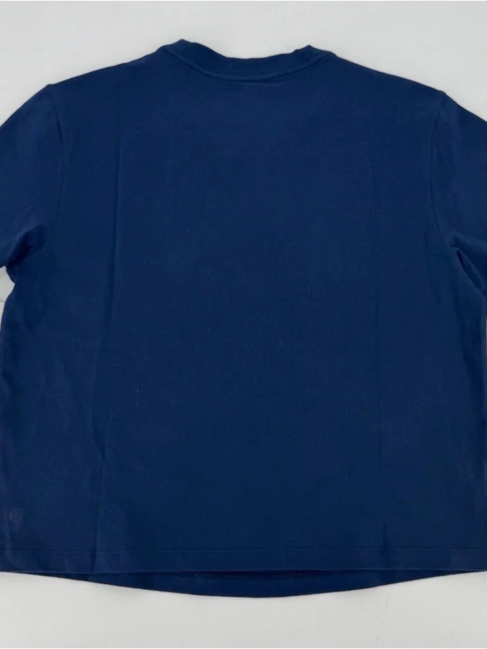 Lululemon Relaxed-Fit Cotton T-Shirt Tennis Club in Club Blue Size 14 - Picture 7 of 7